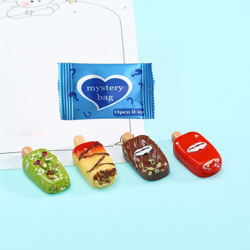 Kawaii Mini Ice Cream Popsicle Mystery Bags – Surprise Collectible Charms