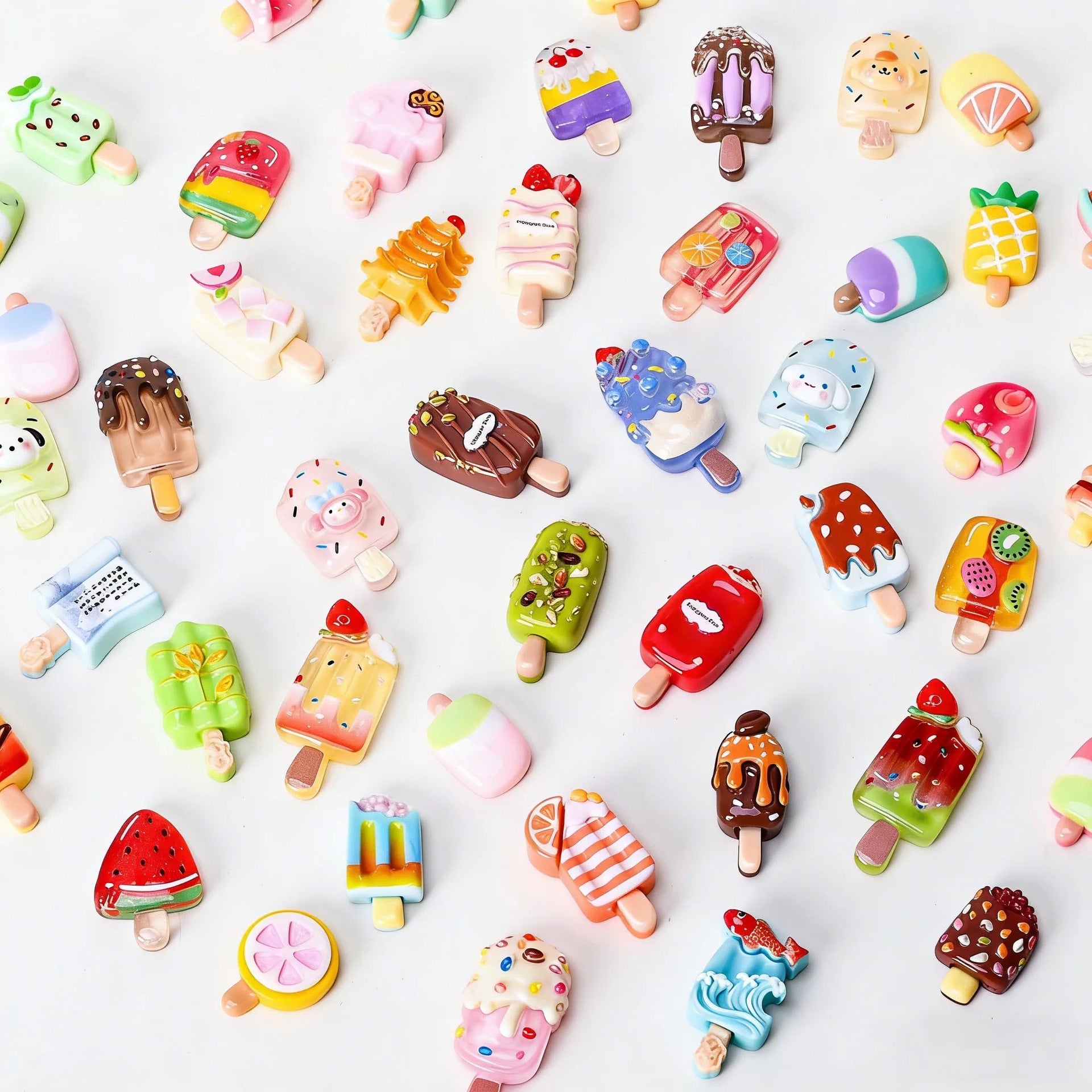 Kawaii Mini Ice Cream Popsicle Mystery Bags – Surprise Collectible Charms