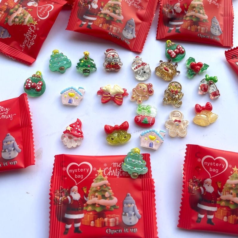 Magical Glowing Christmas Mystery Bag - Luminous Mini Ornaments for DIY & Decor