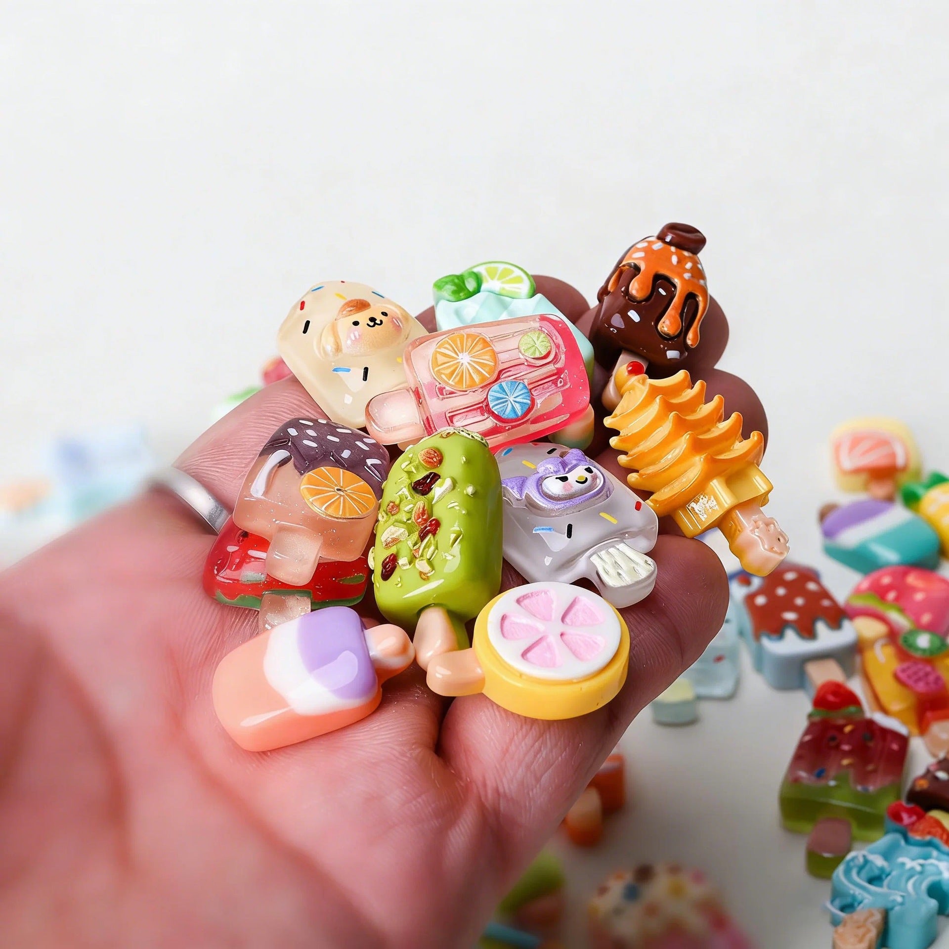 Kawaii Mini Ice Cream Popsicle Mystery Bags – Surprise Collectible Charms