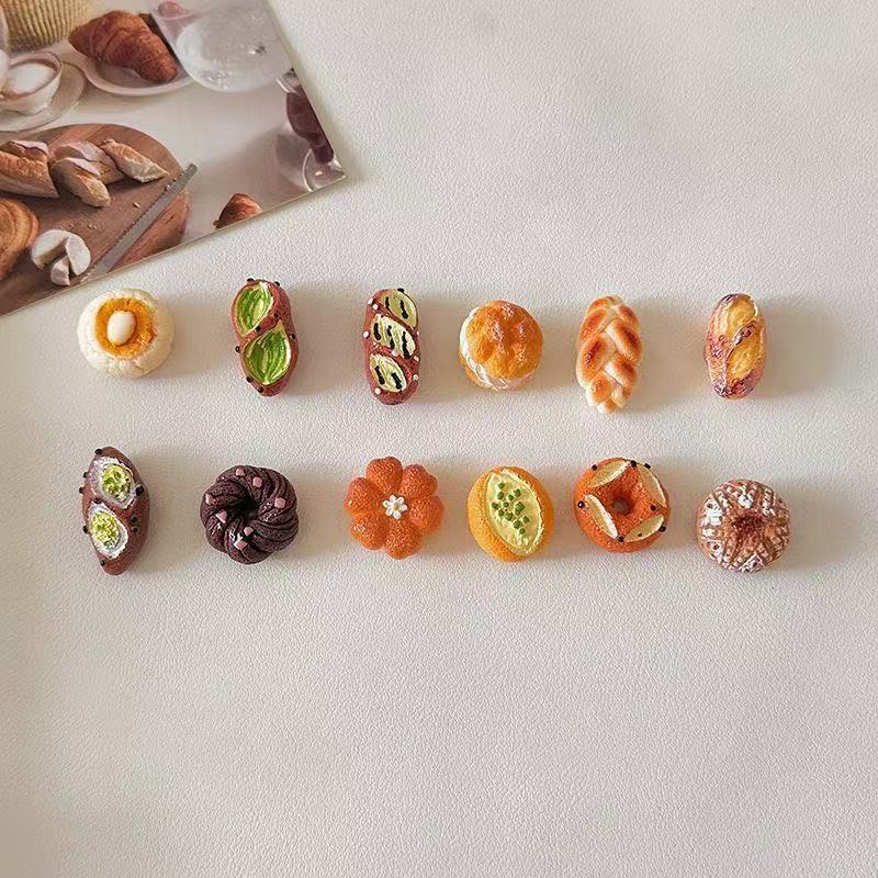 Hyper-Realistic Miniature French Bakery Resin Charms – DIY Decoden & Memo Magnet Supplies