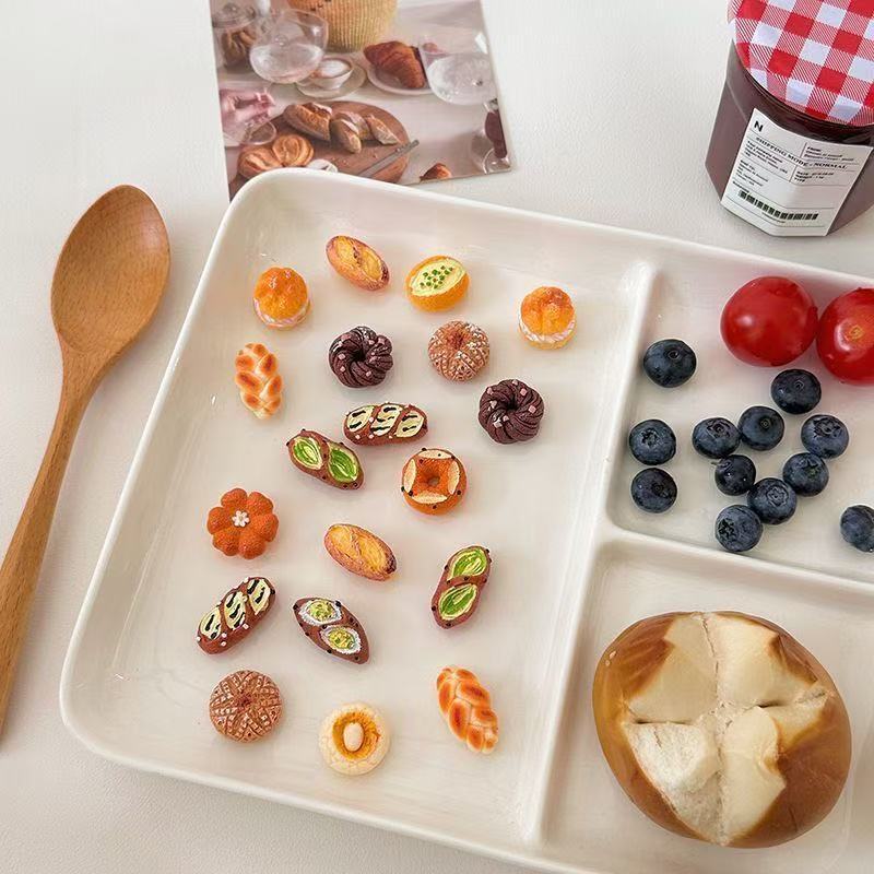 Hyper-Realistic Miniature French Bakery Resin Charms – DIY Decoden & Memo Magnet Supplies