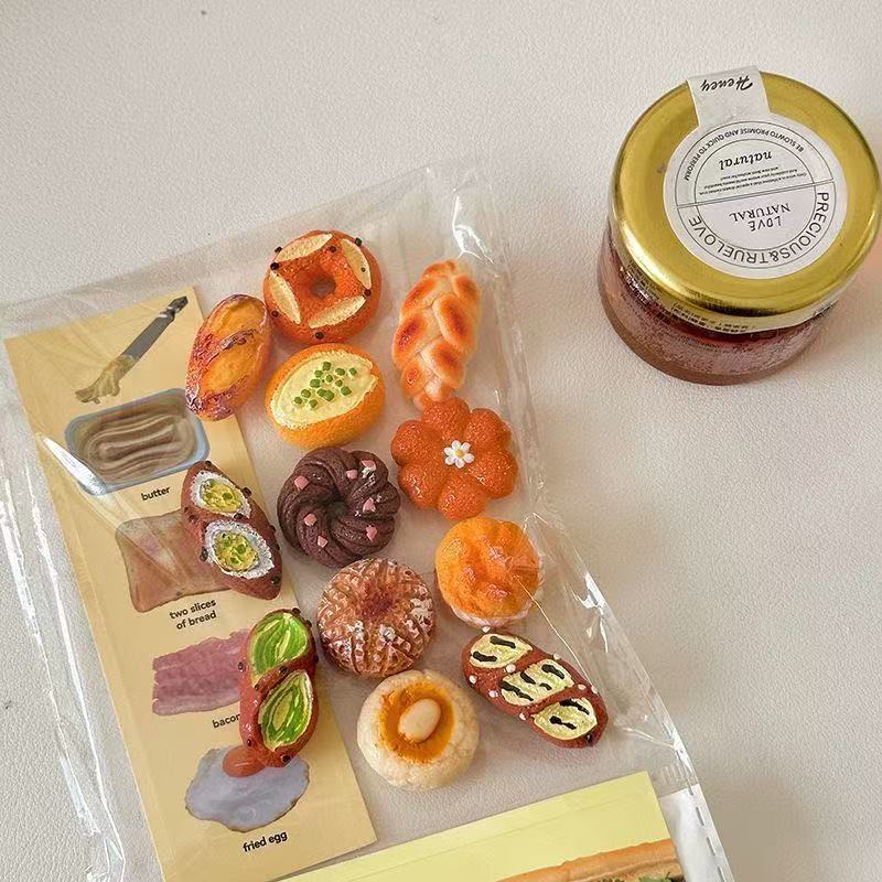 Hyper-Realistic Miniature French Bakery Resin Charms – DIY Decoden & Memo Magnet Supplies