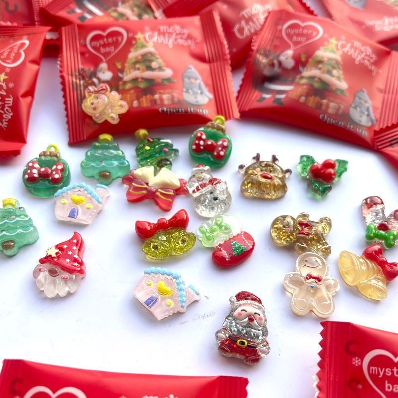 Magical Glowing Christmas Mystery Bag - Luminous Mini Ornaments for DIY & Decor