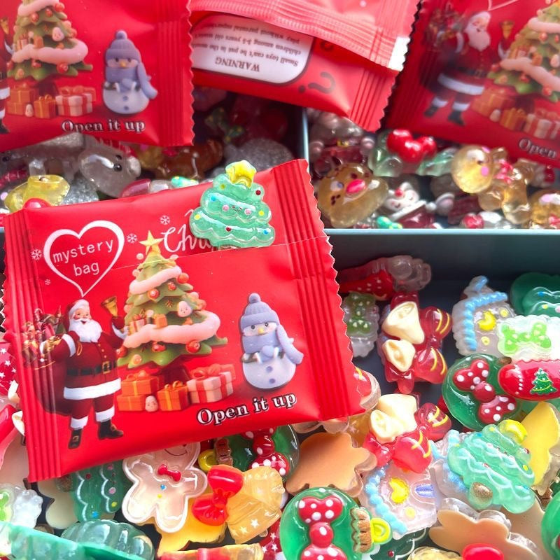 Magical Glowing Christmas Mystery Bag - Luminous Mini Ornaments for DIY & Decor