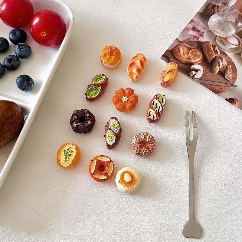 Hyper-Realistic Miniature French Bakery Resin Charms – DIY Decoden & Memo Magnet Supplies