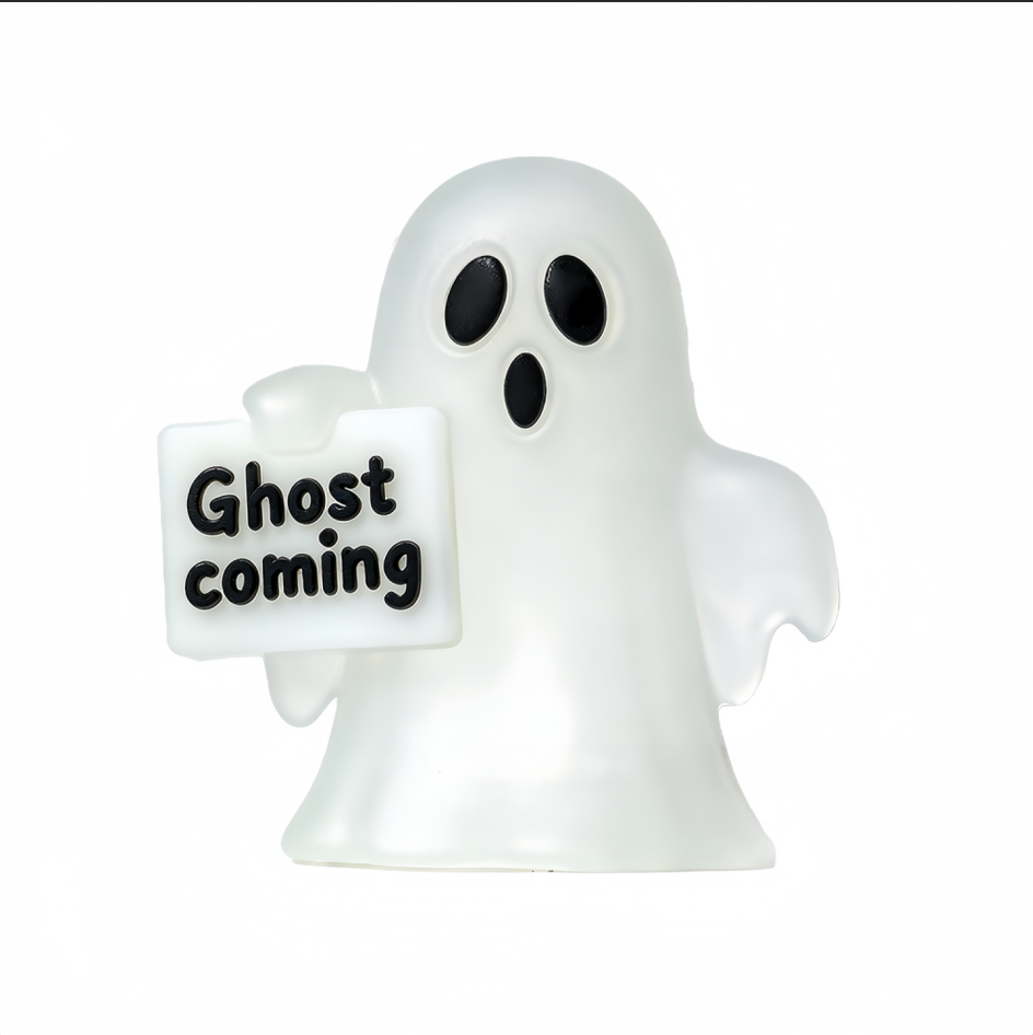 Glow in The Dark Cute Halloween Cartoon Mini Figurine Set, Spooky Halloween Ornaments for Desktop Party Decor