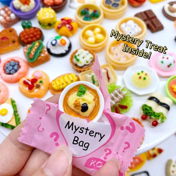 Mystery Foodie Bags - Ultra-Realistic Miniature Food & Drink Collectibles | DIY Decor, Dollhouse Accessories & Sensory Surprise Toys